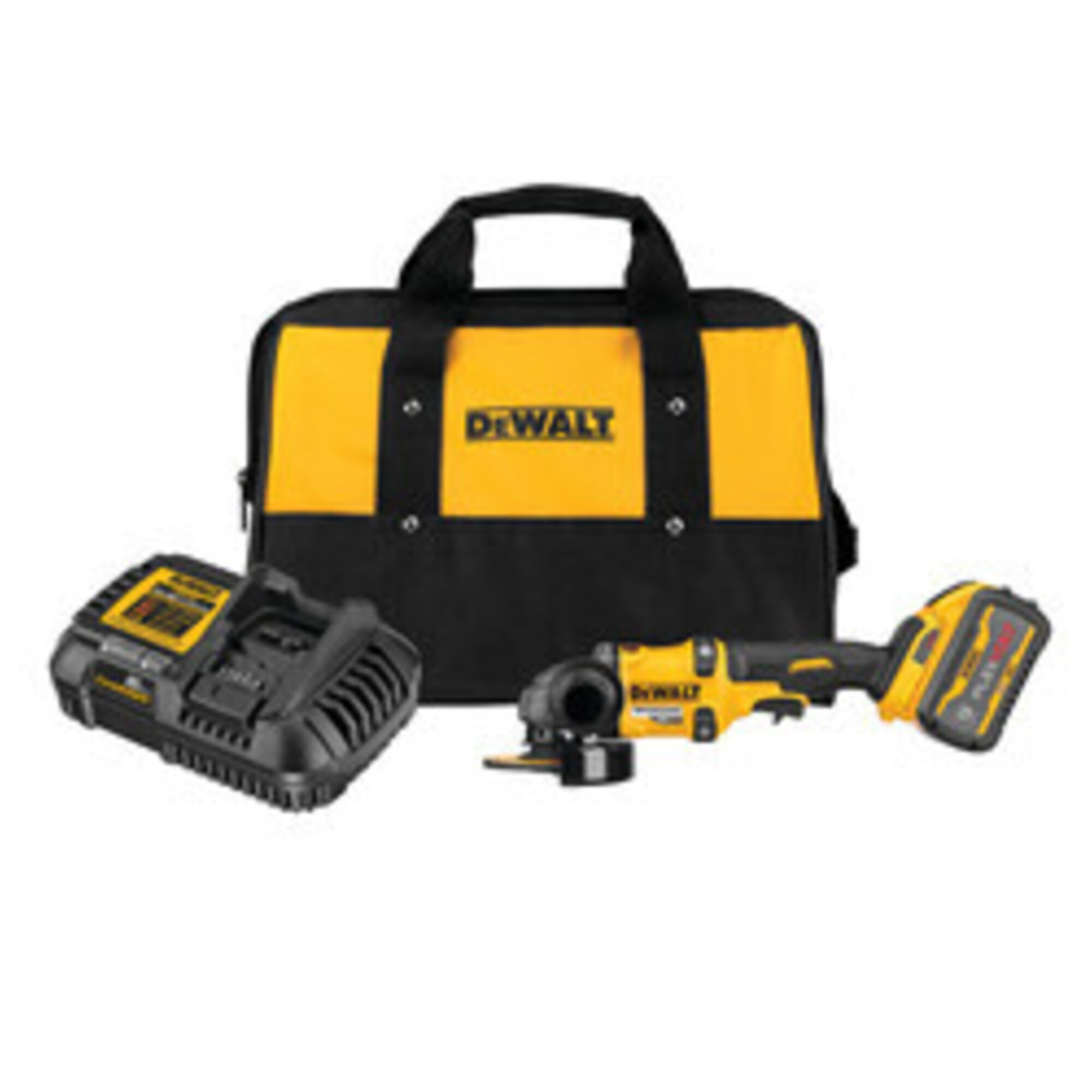 DEWALT, 60V MAX* Brushless Cordless 4-1/2in. - 6in. Grinder, Wheel Diameter 6 in, Amps 0 Volts 60 Model# DCG418X1
